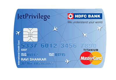 JetPrivilege HDFC Bank Credit Cards