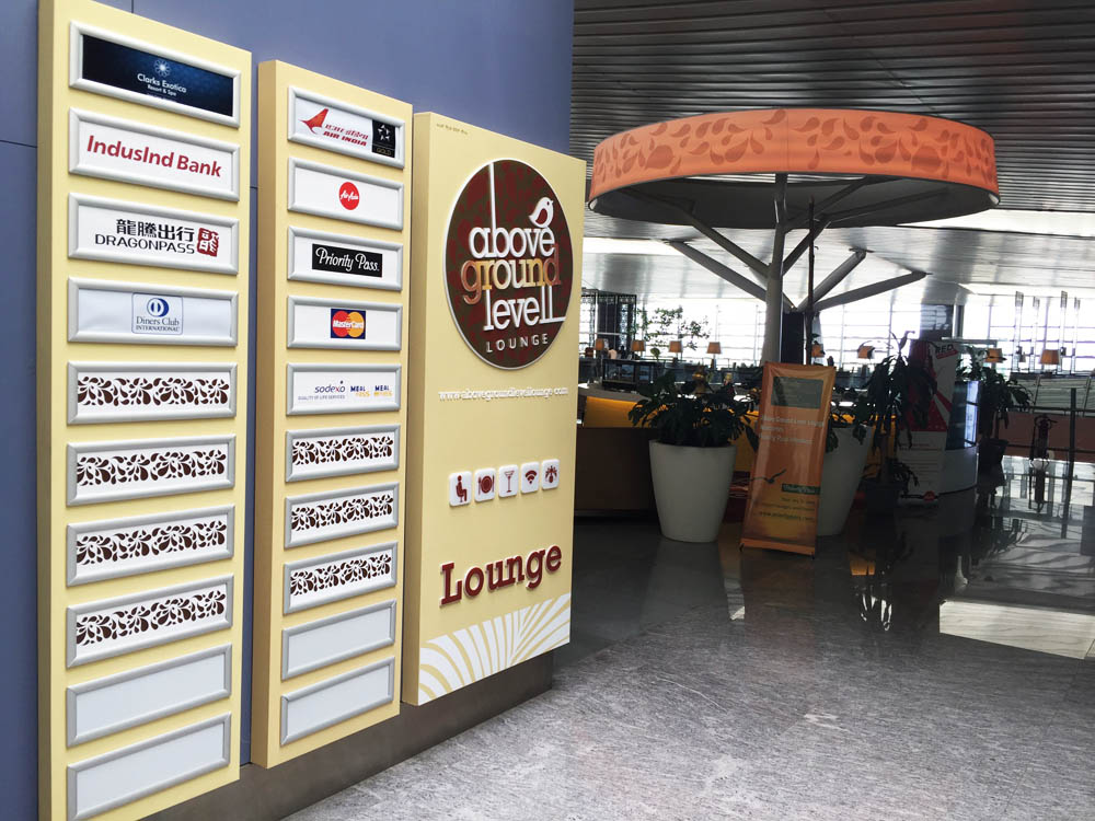 Above Ground Levell Lounge (Domestic) Entrance at Bangalore Airport
