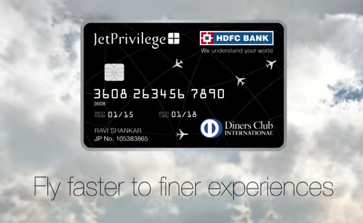 JetPrivilege HDFC Bank Diners Club card