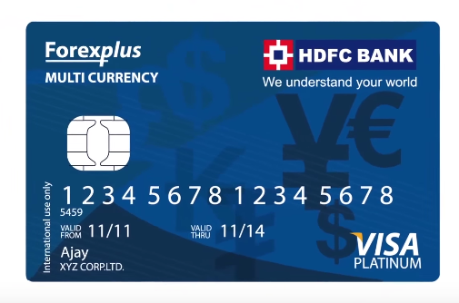 hdfc forex travel card login