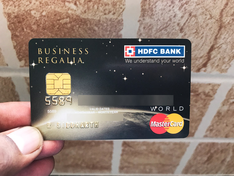 Hdfc bank regalia forex card login