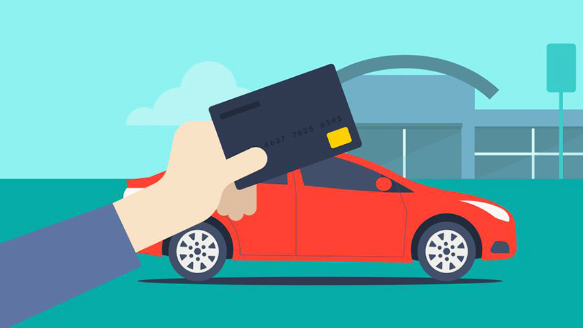 can i use a credit card to buy a car