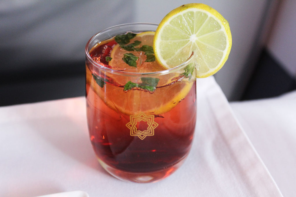 Vistara Business Class - Mocktail - BlackCurrant