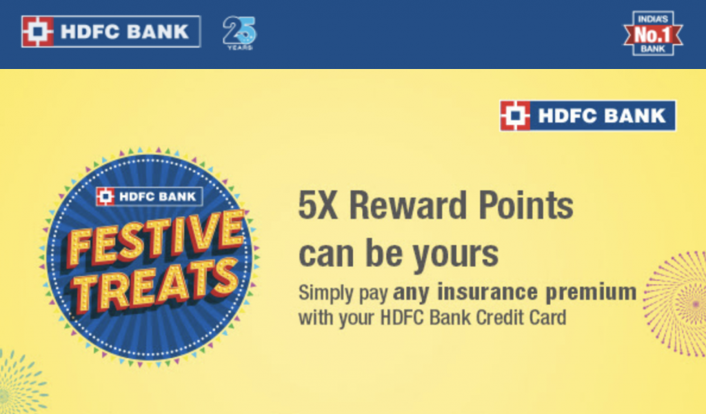 Get 5x Rewards On Insurance Spends With Hdfc Bank Credit Cards