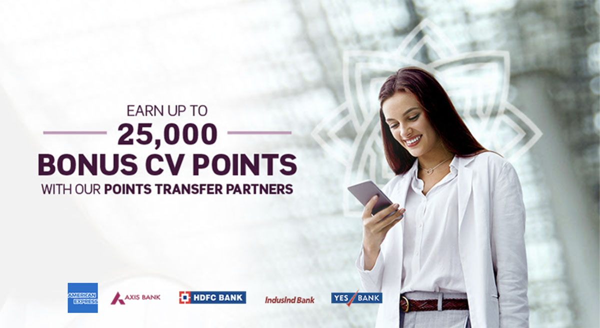Club Vistara Points Transfer Offer Get upto 50 Bonus CV Points