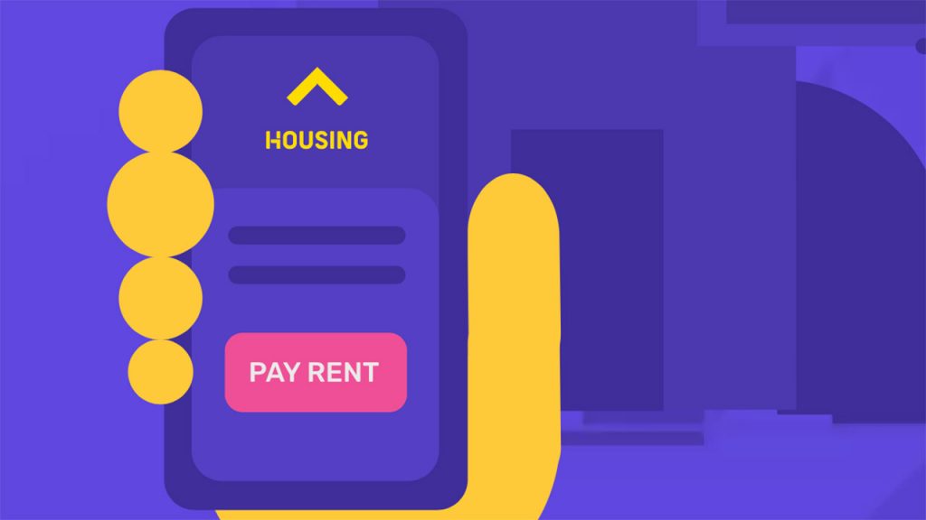 Pay Rent using Housing mobile app