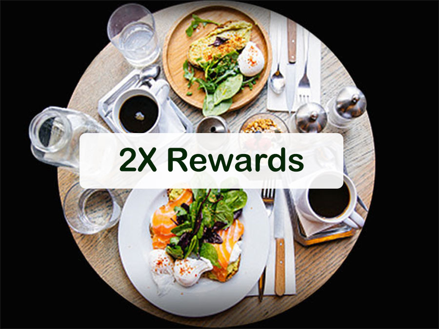 HDFC 2x rewards on dining