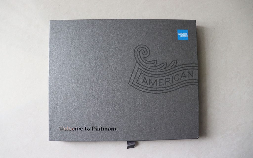 amex platinum card box