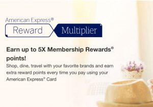 Amex Reward Multiplier Offer