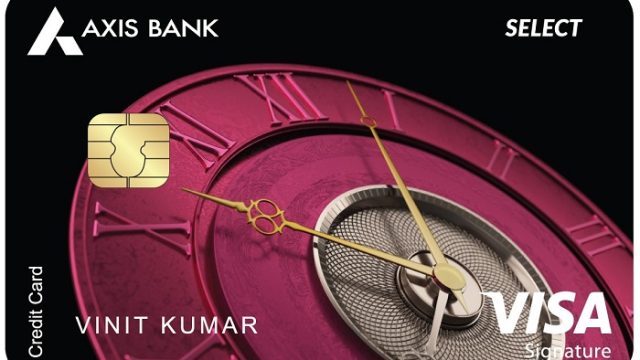 Axis Select credit card re-launch