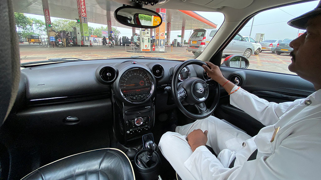 Inside Mini Cooper