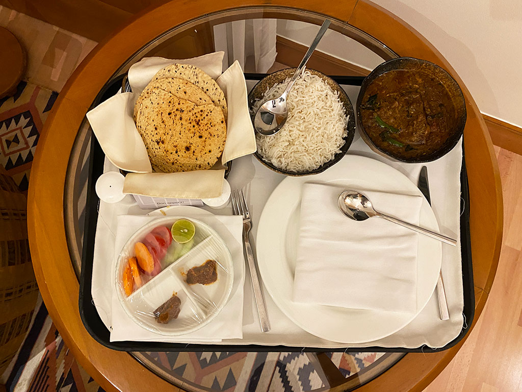 In Room Dining at Trident Chennai