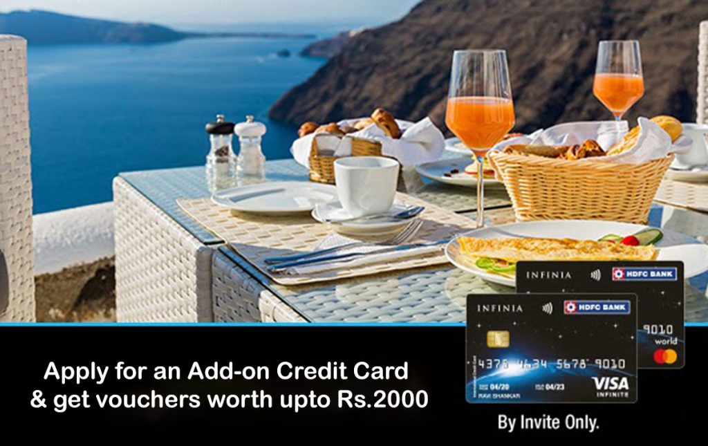 HDFC Add-on Credit Card Offer