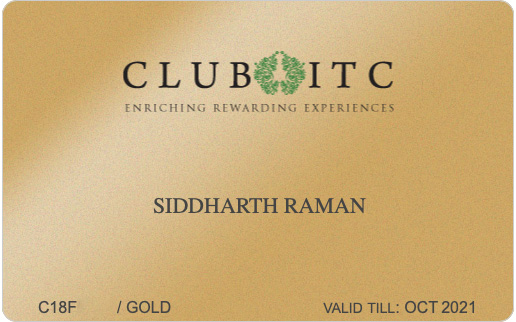 Club ITC Gold Membership Card