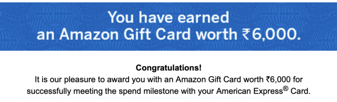 Amex Spend based Offer: Get Amazon Vouchers worth upto Rs.15,000 – CardExpert