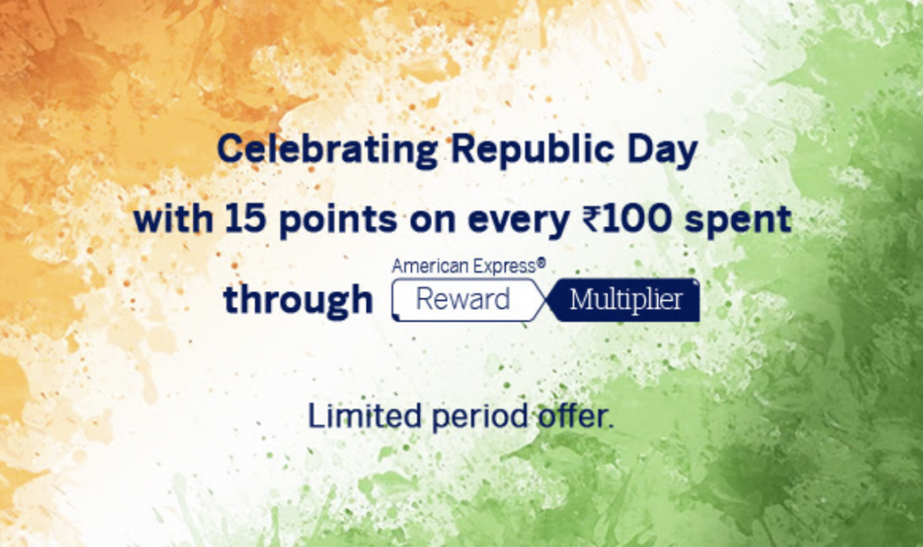 amex republic day offer rewards multiplier