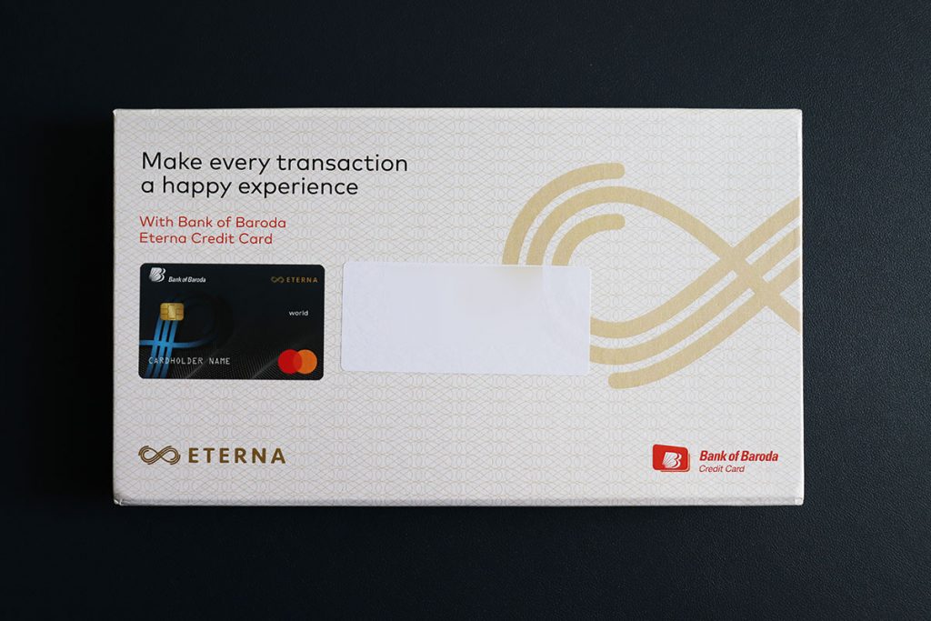 BOB Eterna add-on credit card box