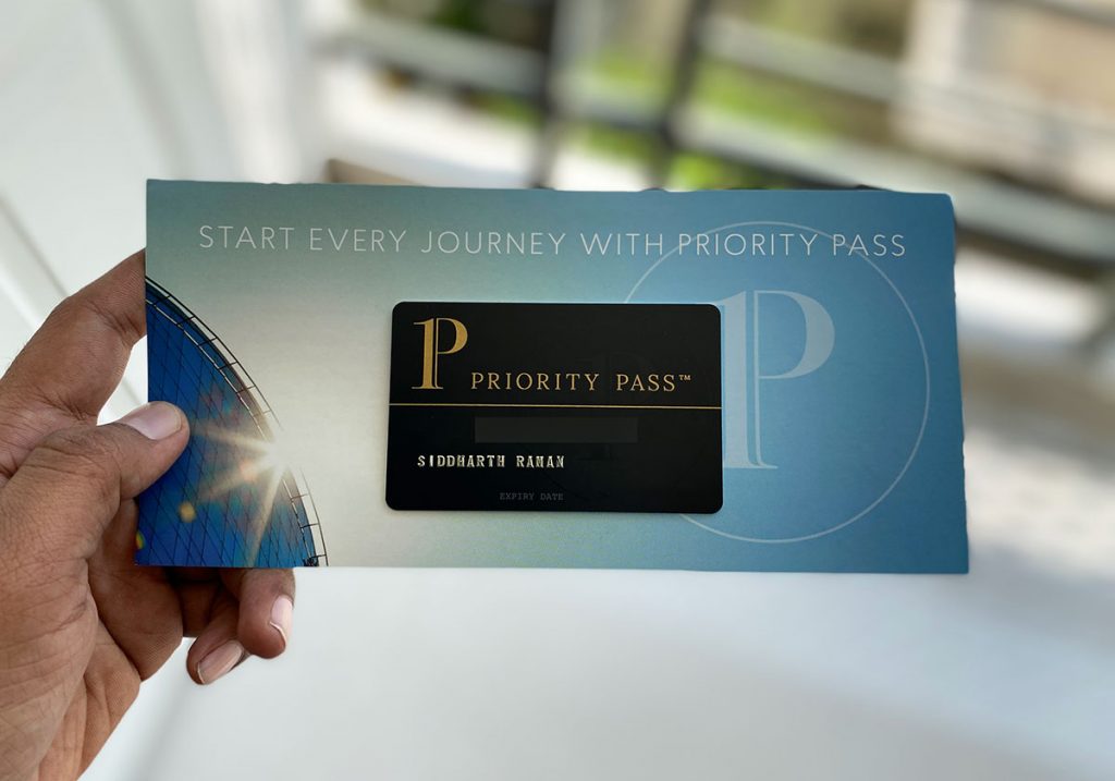 Priority Pass with Amex Platinum