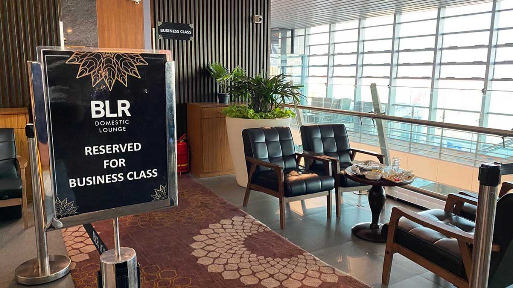 BLR Domestic Lounge - Business Class Section