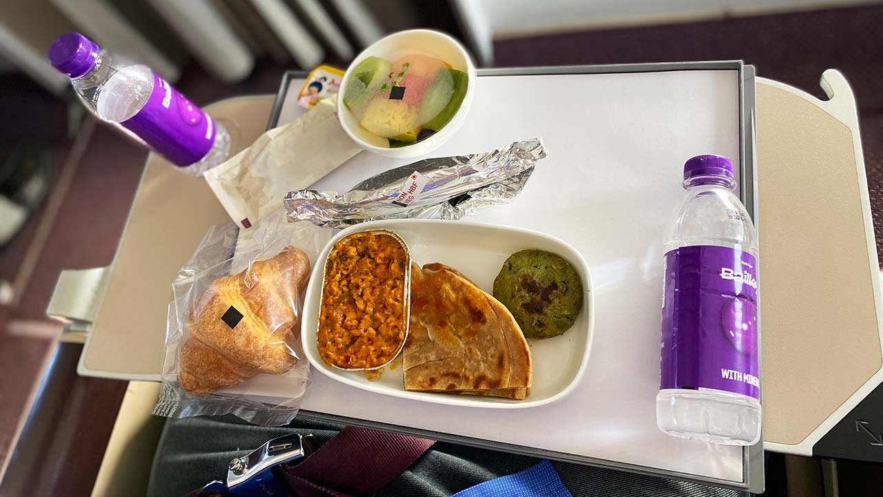 Vistara Business Class Food - Non Veg