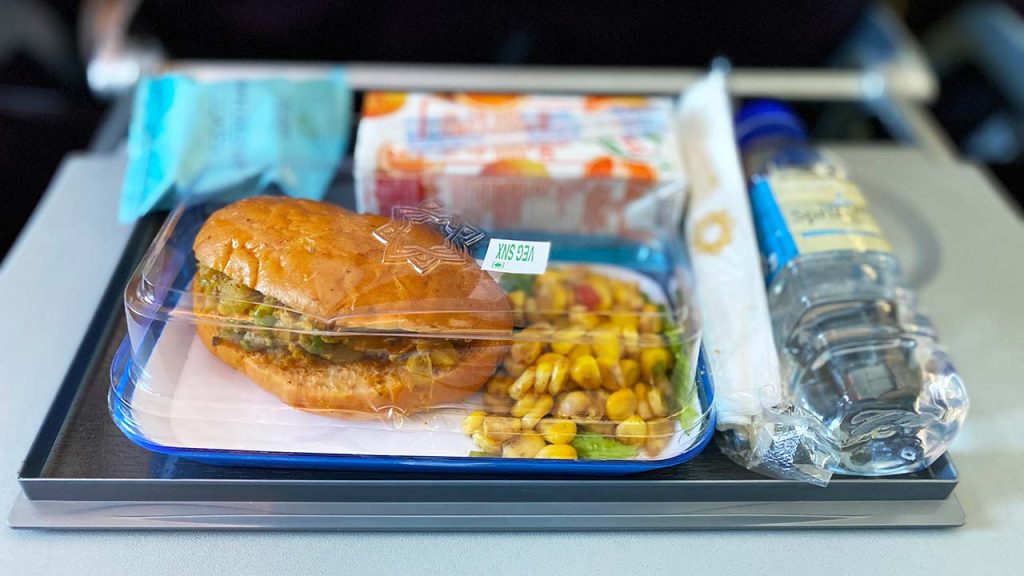 Vistara Premium Economy Food - Veg