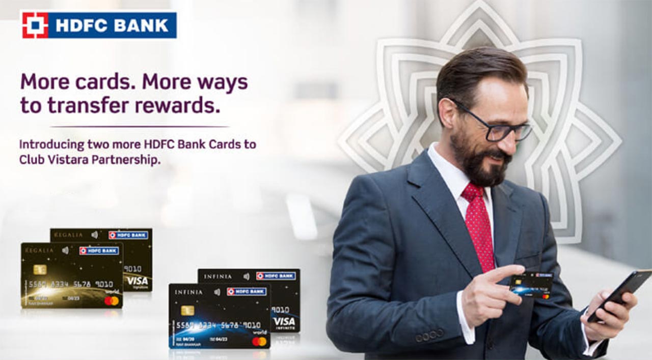 transfer HDFC reward points to Club Vistara