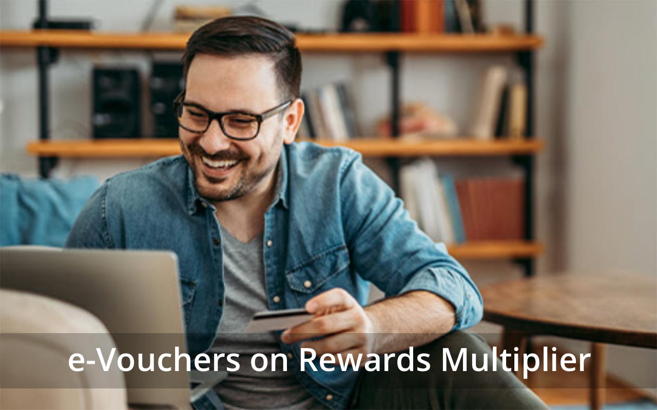 Amex Reward Multiplier: Upto 5X points on e-Vouchers