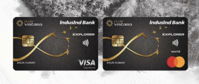New Card Launch: Club Vistara IndusInd Bank Explorer Credit Card ...