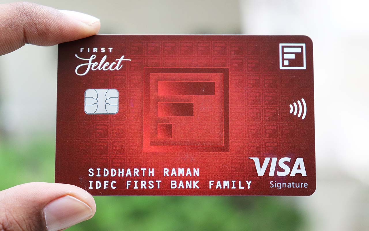 (title)% IDFC First Select Credit Card