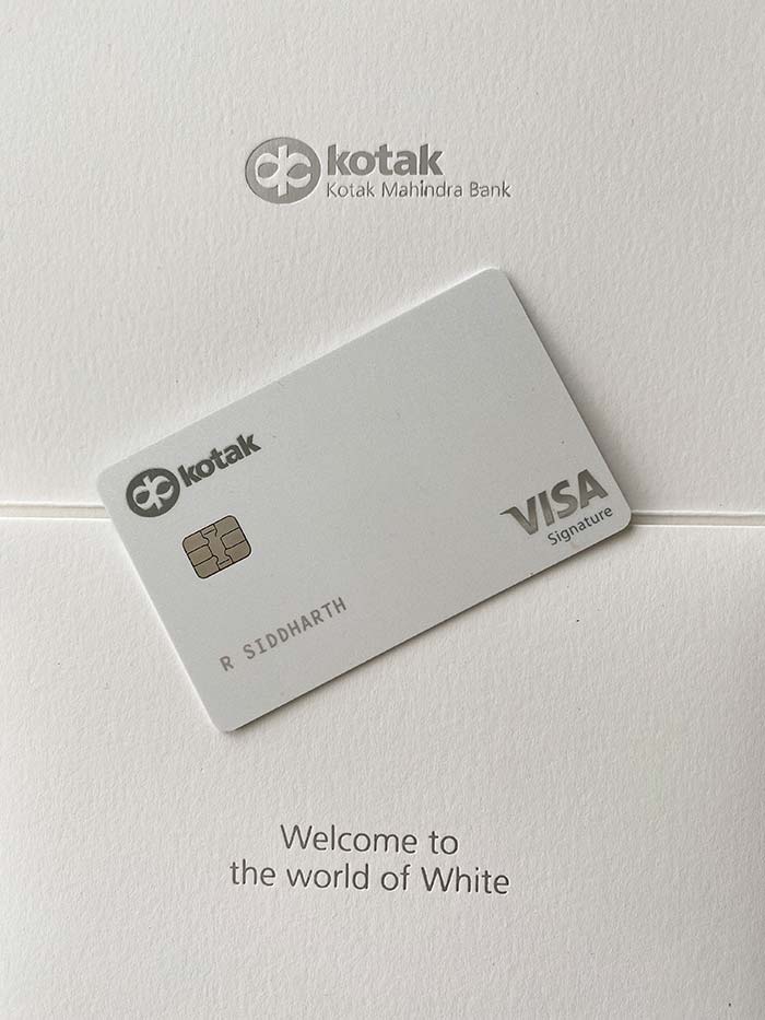 Kotak White Card: Hands-on experience – CardExpert