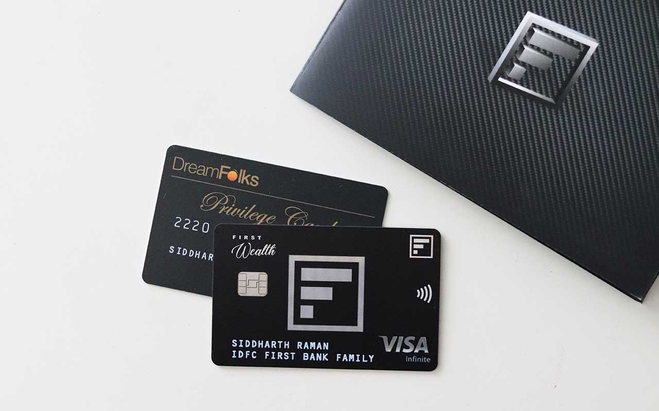 IDFC Wealth Credit Card and welcome Kit