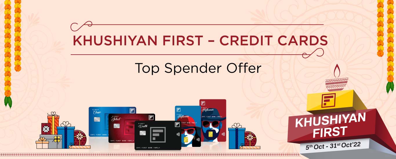 IDFC Credit Card Top Spender Offer