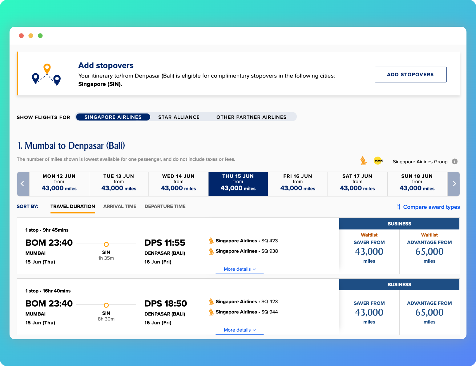 Redeeming Miles With Singapore Airlines Krisflyer A Complete Guide