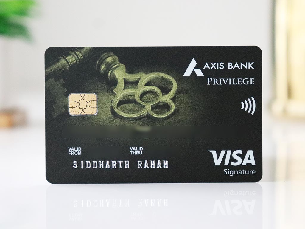 Axis Bank Privilege Credit Card Design