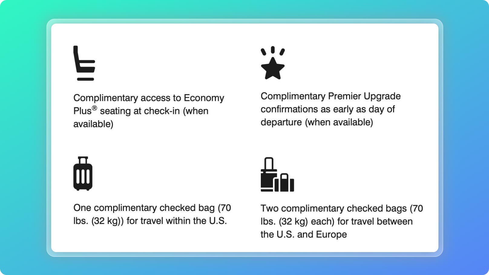 United MileagePlus Silver Tier Benefits