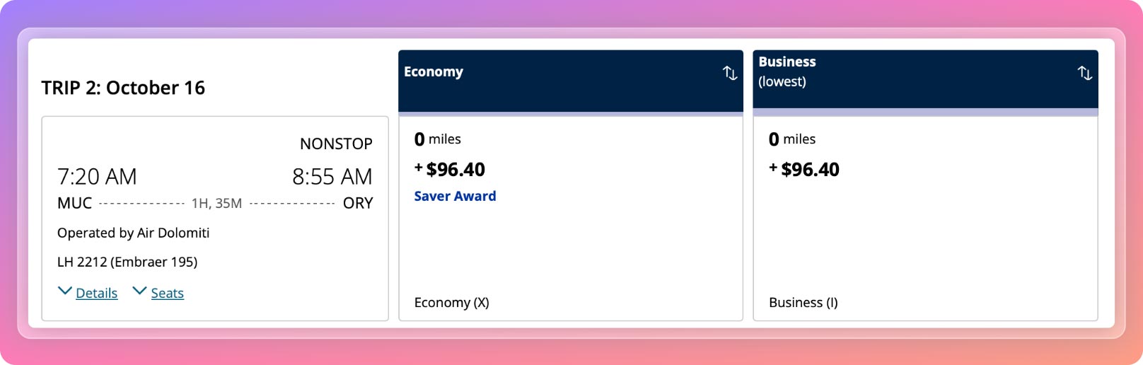 Excursionist Perk - multicity booking- trip 2