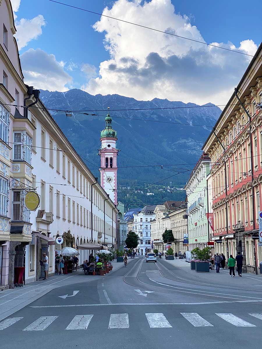 clean road in Innsbruck