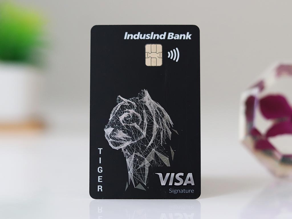 IndusInd Tiger Credit Card Design
