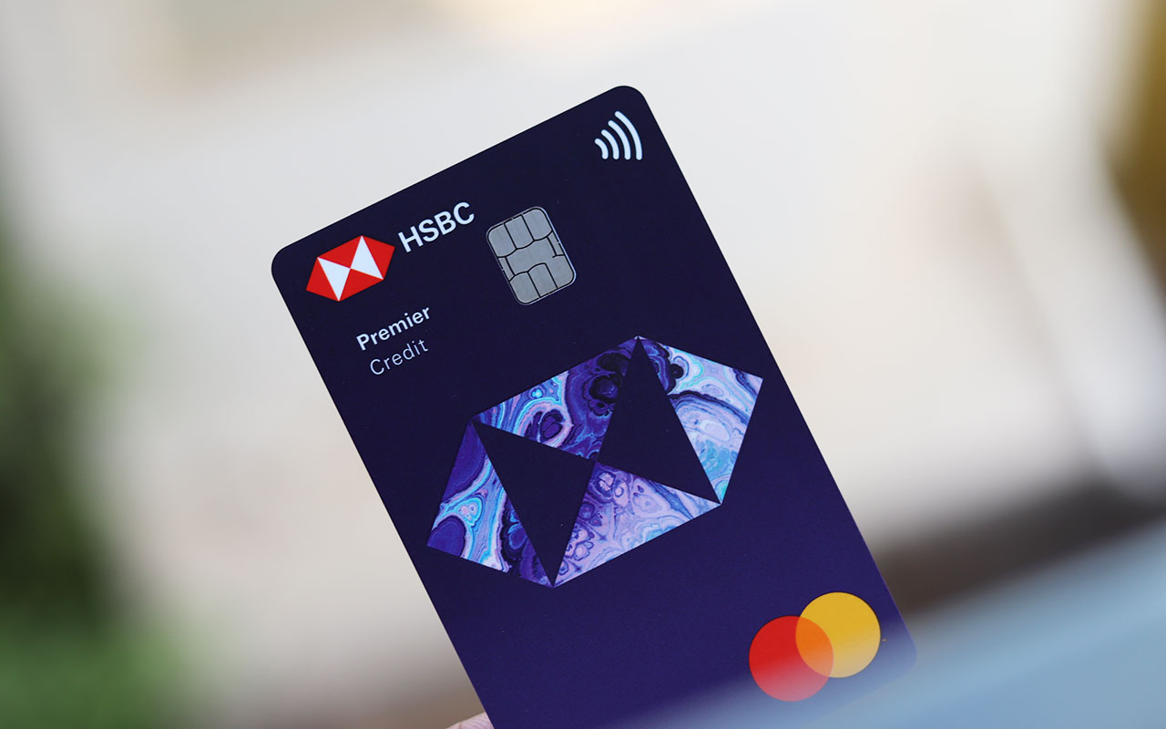 HSBC premier Mastercard Credit Card Design