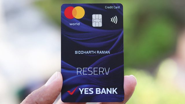 Yes Bank Reserv Credit Card