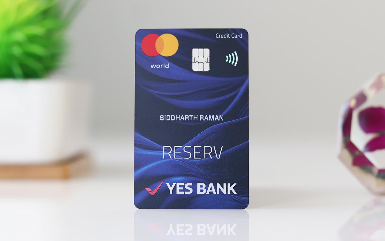 Yesbank Reserv Credit Card design