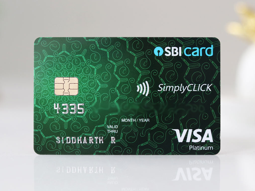 SBI Simply CLICK Credit Card Design