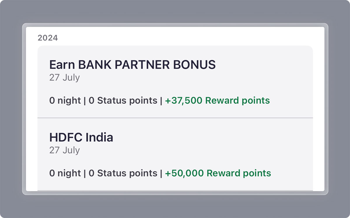 HDFC Accor Points Transfer Offer 75 Bonus CardExpert