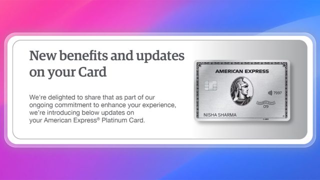 Amex Platinum benefits refresh
