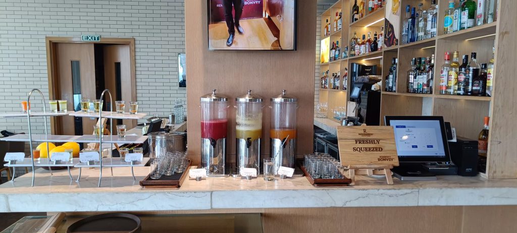 Renaissance by Marriott Lucknow food and juices