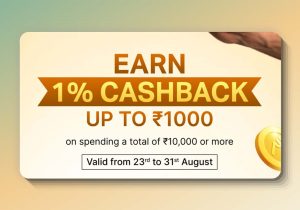 BOBCARD credit card 1% Cashback Offer details for Aug 2025