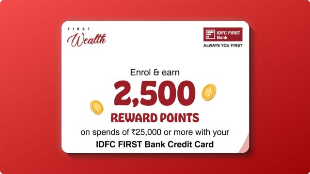 IDFC Credit Card Offer: Bonus Reward Points on Spends