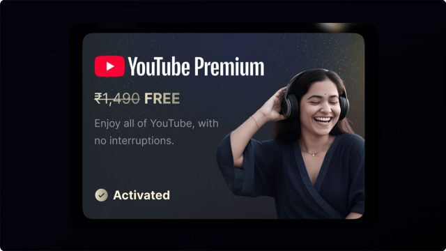 Flipkart Black (VIP) 1-Year YouTube Premium for Free