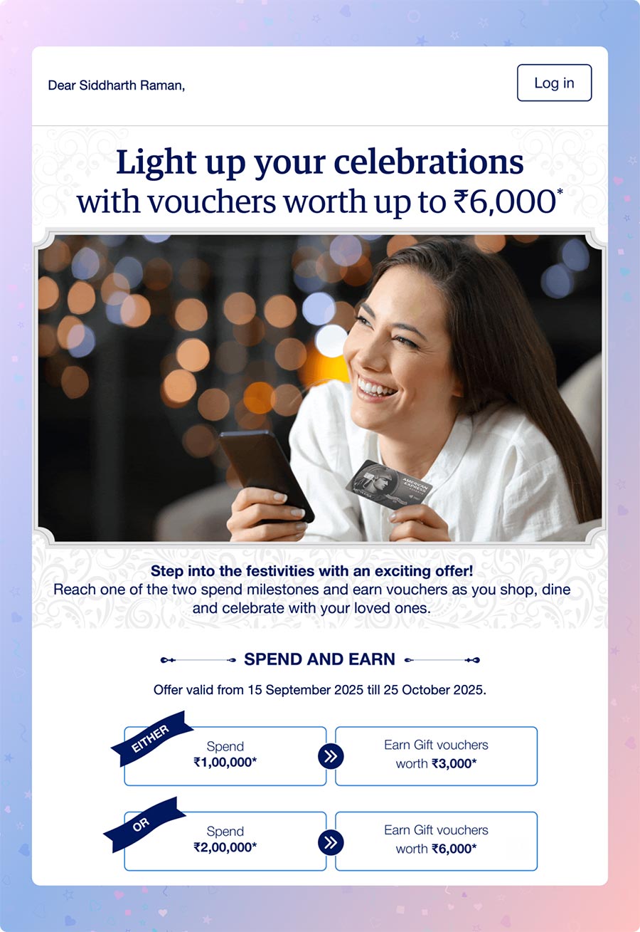 my targeted amex spend based offer