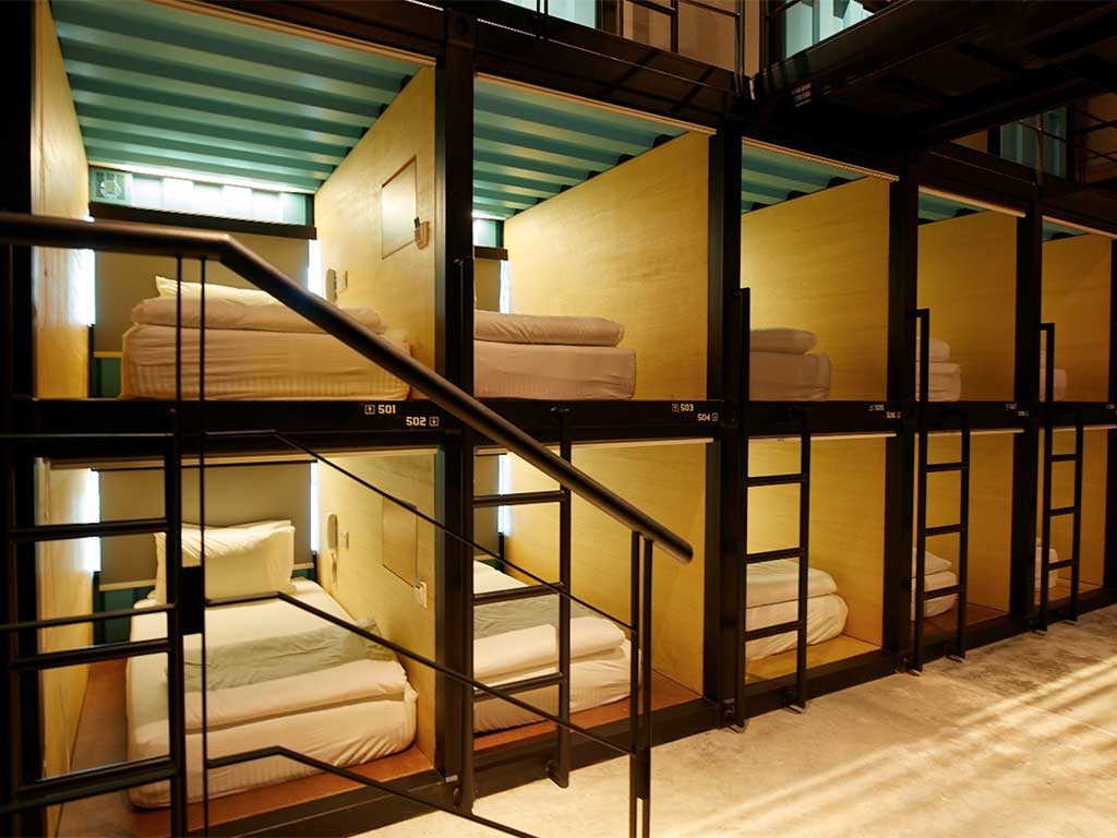 beds at Capsule Transit Sleep Lounge at KLIA